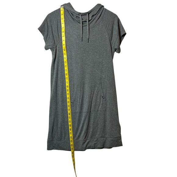 Gaiam Womens Gray Short-Sleeve Hoodie Dress Size: XS - Picture 8 of 12